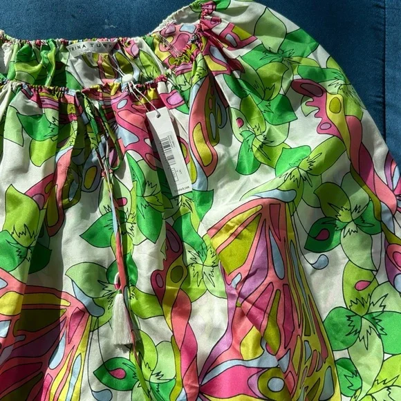 Trina Turk Sandia Silk Top small - Picture 7 of 11